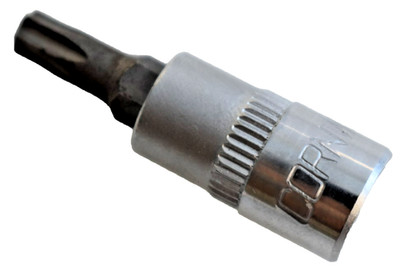 Cornwell Tools CBST27H0 T27H TORX Tamper Proof Bit Socket Driver 1/4'' Drive
