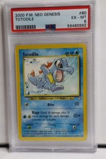 2000 POKEMON NEO GENESIS #81 TOTODILE PSA 6 Mint
