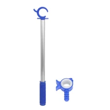 Set Drapery Pull Rod: Window Opener Pole for Skylights and Blinds-Push-Pull Wand