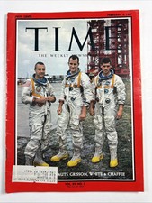 Time Magazine February 3, 1967 Astronaut's Grissom White & Chaffee-Full magazine