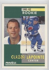 1991-92 Pinnacle Rookie Claude Lapointe #313 Rookie RC