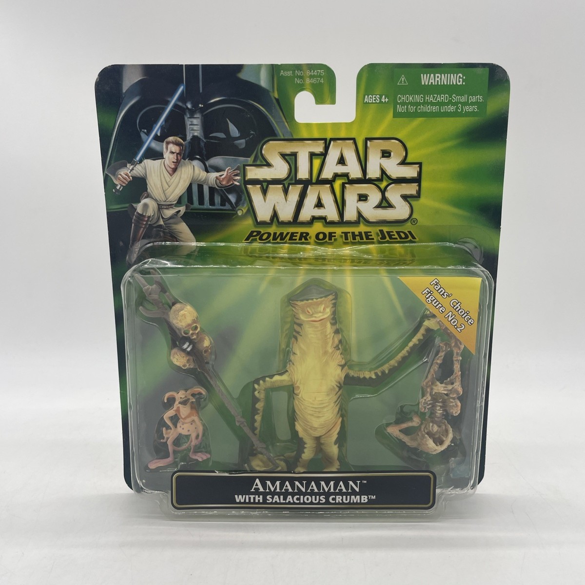 Star Wars Power of the Jedi Deluxe Figures Amanaman with Salacious