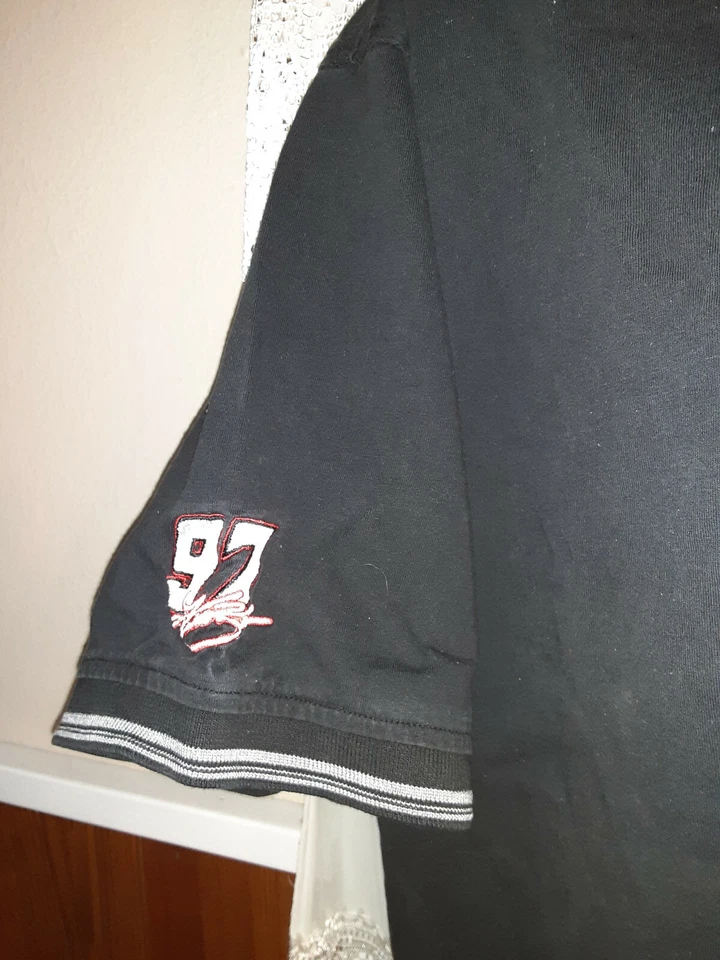 HARRINGTON SMIRNOFF ICE POLO BLACK SHIRT #97 KEN BUSCH SZ. XL Foto 3 de 4