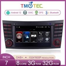 Autoradio Android 13 DAB+ Bluetooth Radio WiFi Mercedes Classe E/CLS/G W211 W219