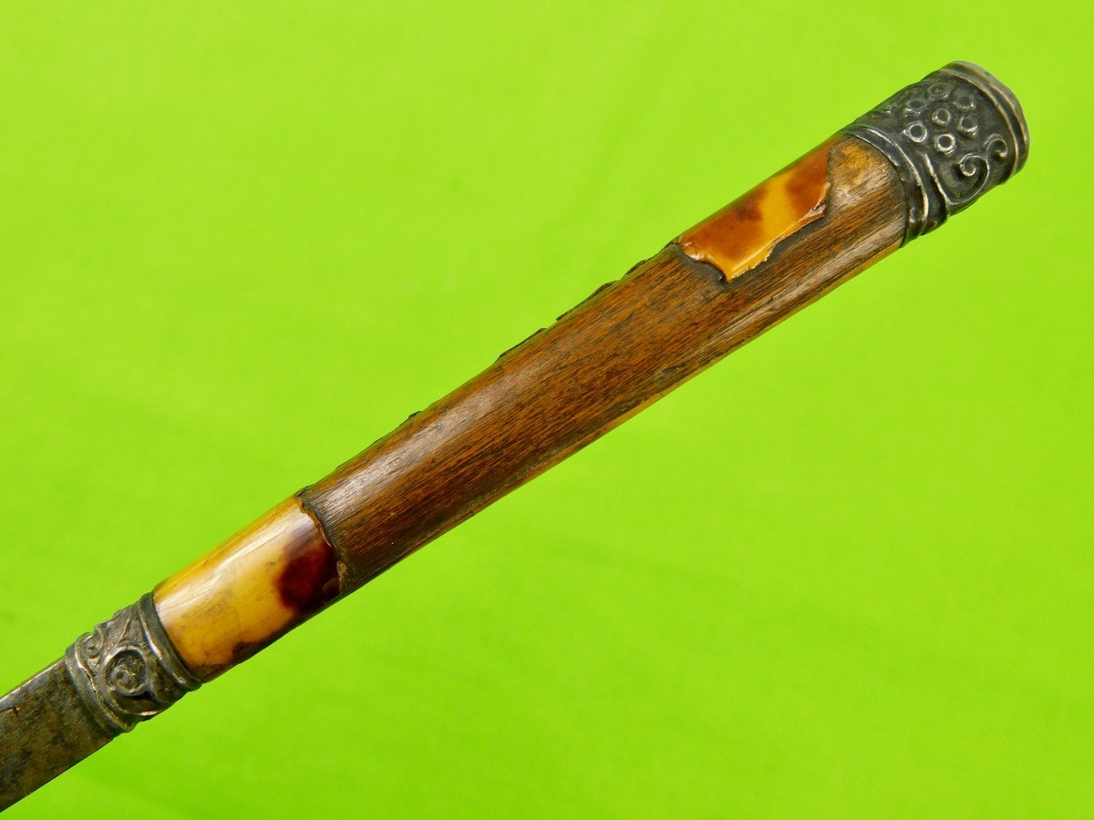 Antique 19 Century Chinese China Japan Japanese Silver Knife