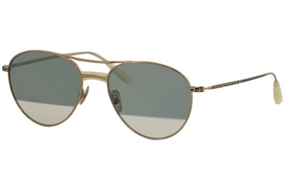 John Varvatos Men's V533 V/533 Gold Pilot Sunglasses 55mm