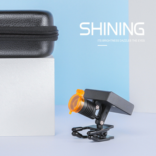 Lámpara de faro médico LED de 3W con filtro para gafas de lupas binoculares dentales - Imagen 9 de 11