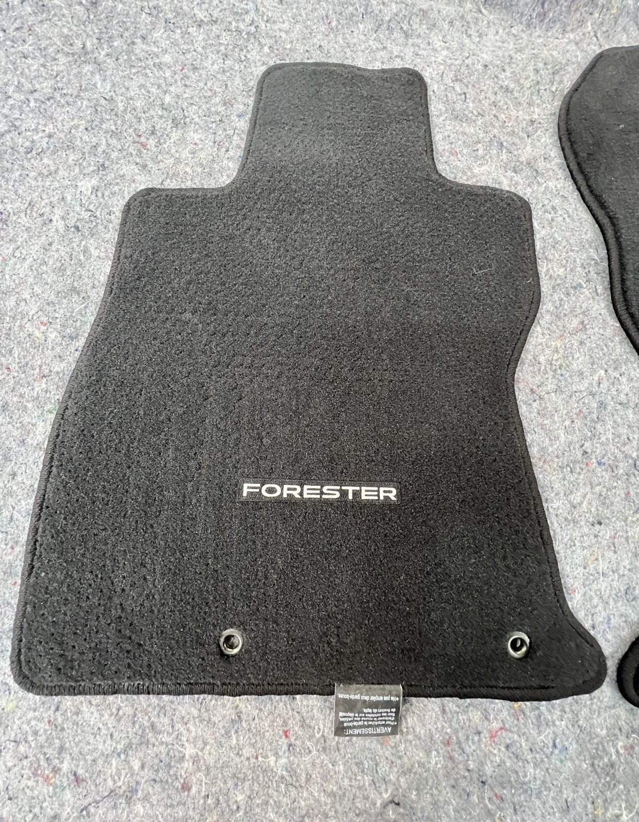 20192021 SUBARU FORESTER OEM BLACK CARPET FLOOR MATS eBay