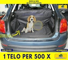 Telo Bagagliaio COMPATIBILE con 500X auto trasporto Cane tappeto Universale