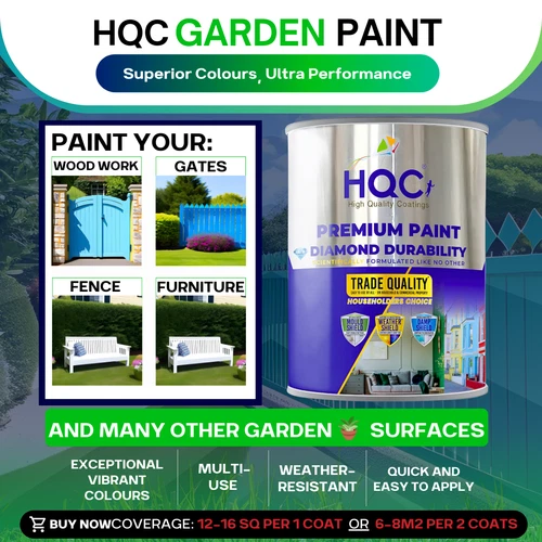 HQC Garden & Wood Emulsion Paint - 1L to 20L