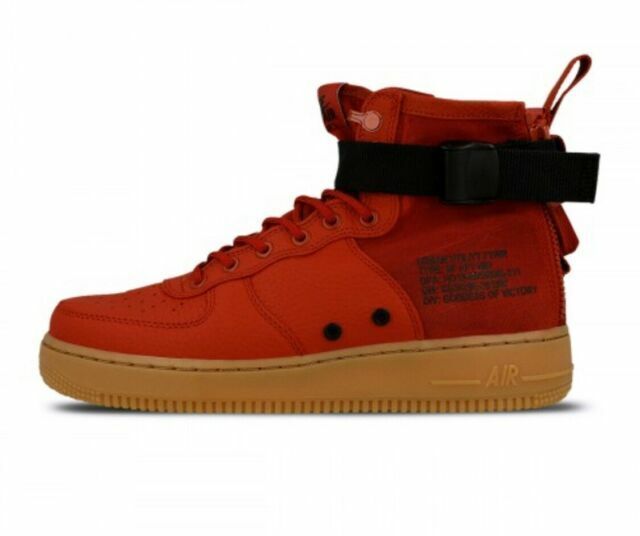 nike sf air force 1 mid dune red