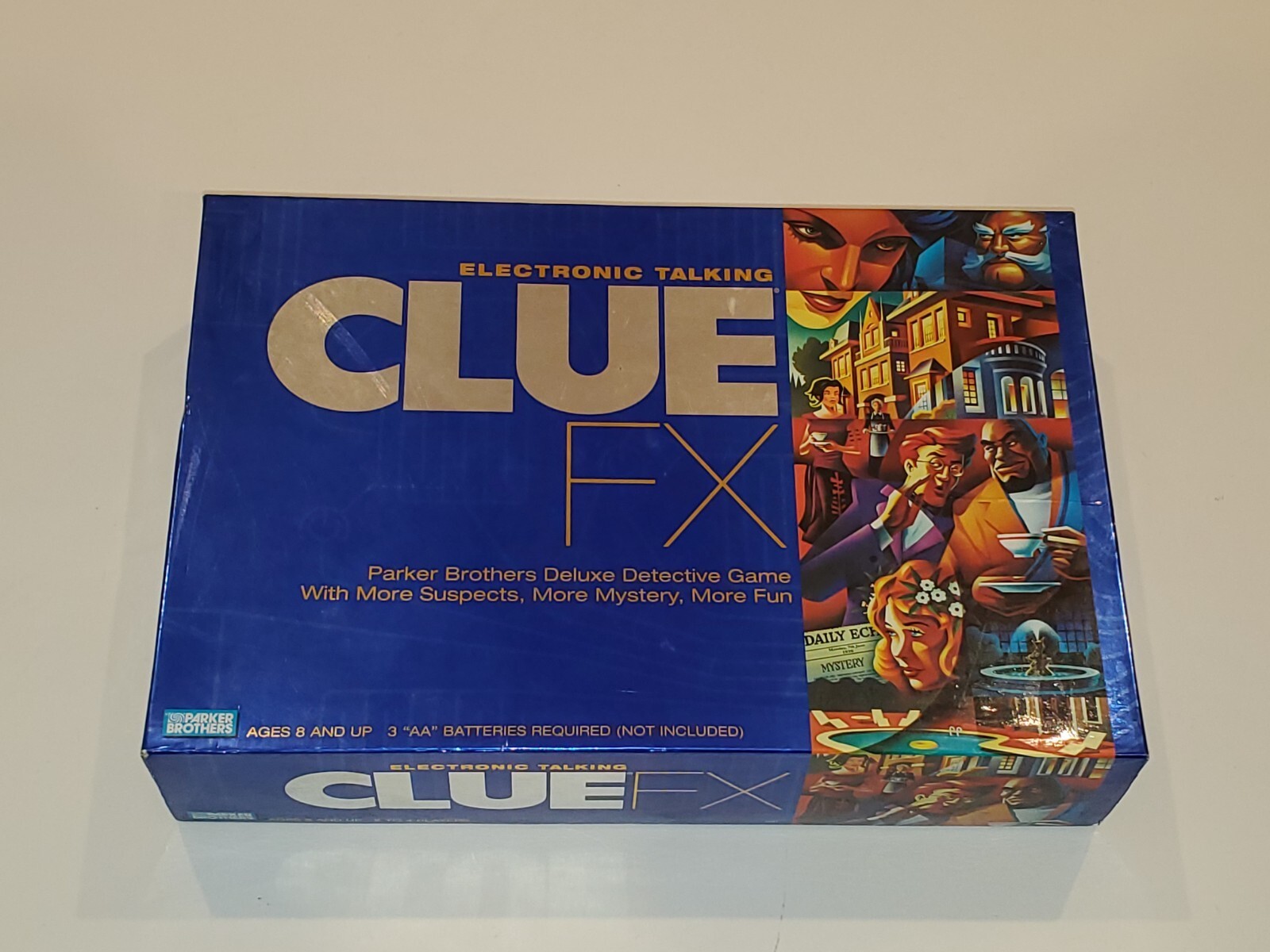 2003 Parker Bros. Electronic Talking CLUE FX Board Game Great Condition Complete