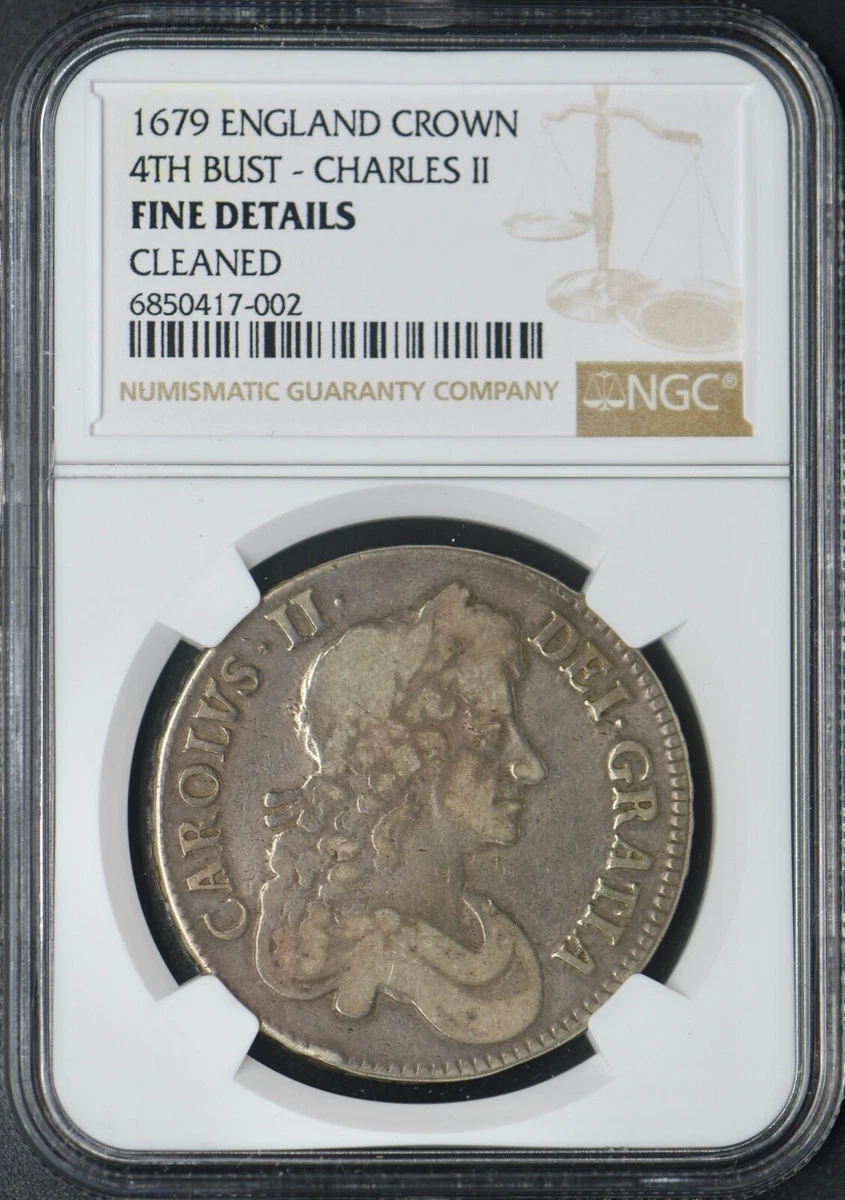 【1679年 (346年前)】イングランド チャールズ2世 Crown銀貨 1679 Year UK Coins for sale | eBay