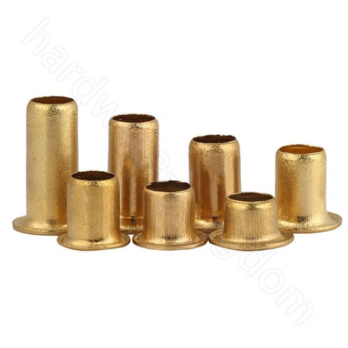 Occhielli Vias Rivetti Tubulari Cavi Ottone M0.9 1.3 1.5 1.7 2.3 2.5 3.5 4 5 6 - Foto 6 di 8