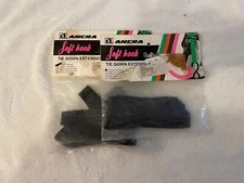 (4) Ancra 18" Black Soft Hook Extensions for Motorcycle ATV's Tie Down Straps