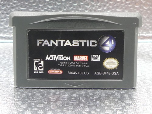 Nintendo Game Boy Advance Fantastic 4 2005 GBA Tested & Working Only Video Game - Picture 7 of 7
