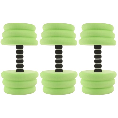 MOBUTOFU Haltères Flottants EVA – Aquagym, Résistance, 27x12x12cm, Vert, Pour Piscine, Lac, Mer