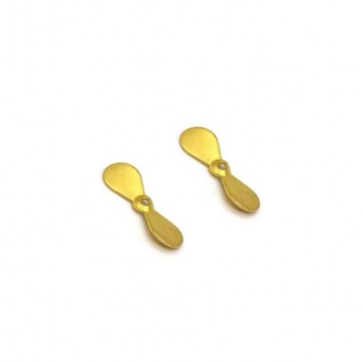 100pcs Turbo Propeller Spinner steel Blades Blades DIY Fishing Lure Accessories