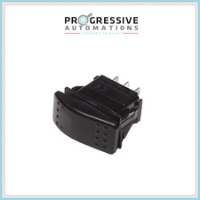 Rocker Switch - Momentary - LED - Waterproof - DPDT for Linear Actuators