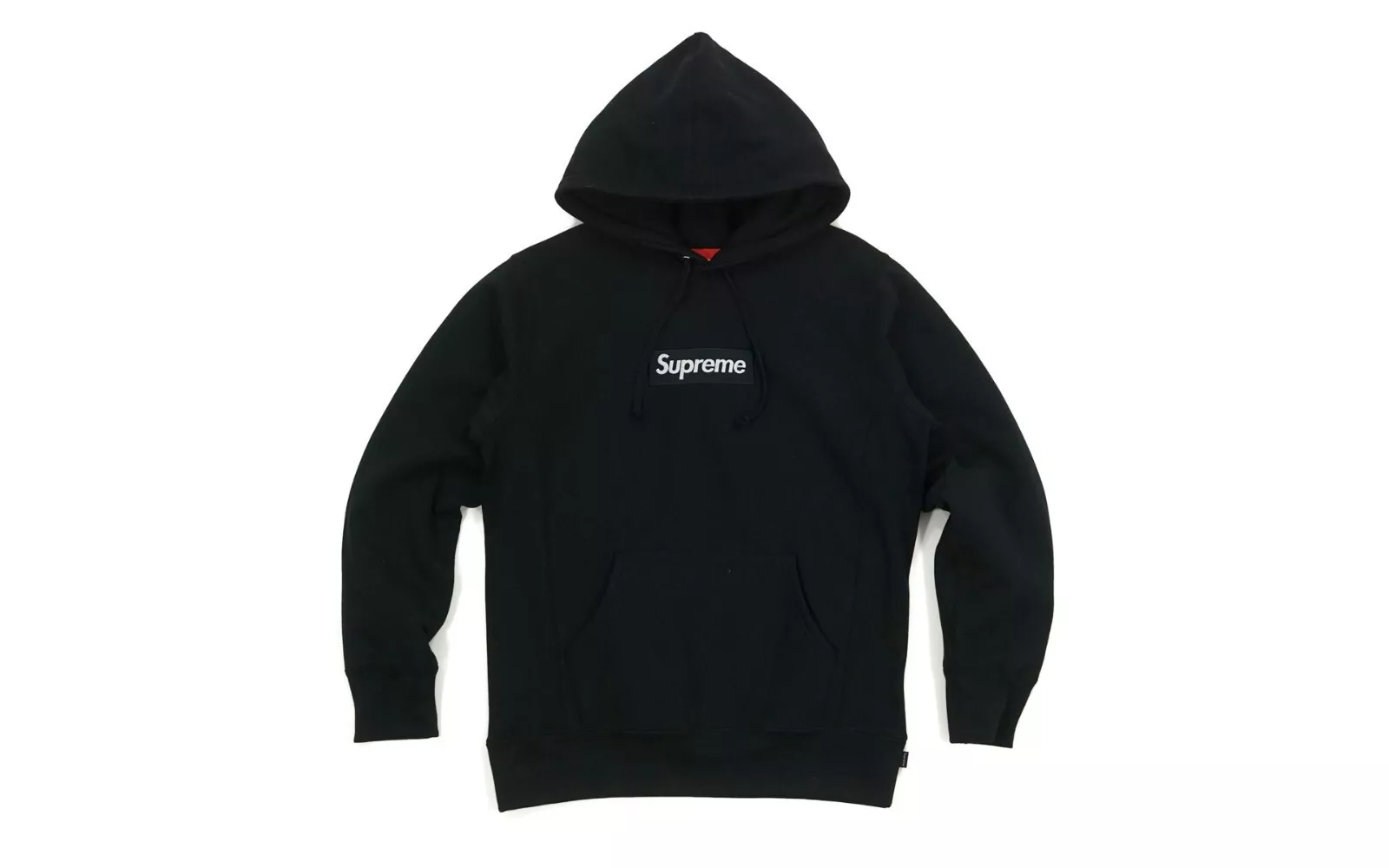 Sweat shirt à capuche logo Supreme Box (FW16) noir   Taille Large