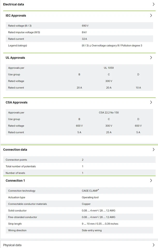 10pcs WAGO 262-306 2-Conductor Terminal Block with Fixing Flange Orange ​New✦Kd - Image 3 of 4