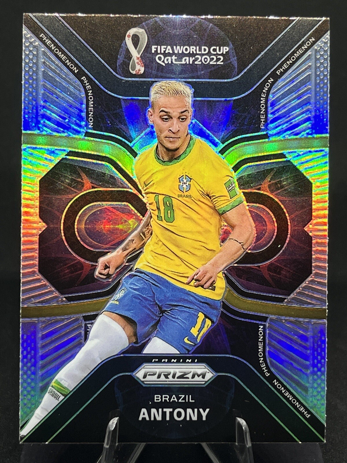 ANTONY 2022 Panini Prizm FIFA World Cup Qatar SILVER PRIZM #26 Phenomenon Brazil