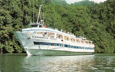 Warren RI Bay Cruise Ship Rio Dulce Guatemala Caribbean Prince Vtg Postcard C13