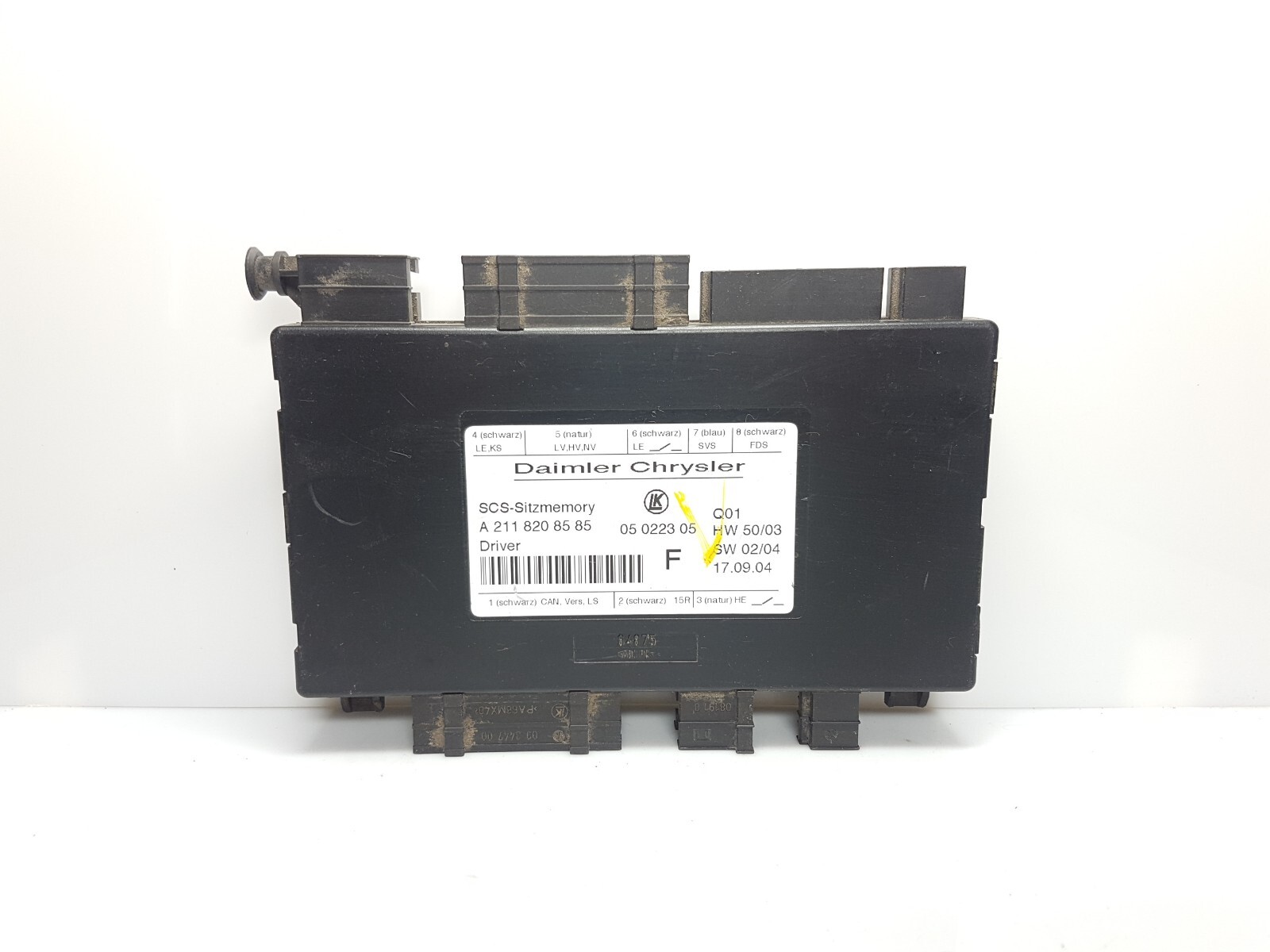 MERCEDES E Class W211 Seat Memory Control Unit A2118208585 for 