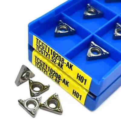 10pcs TCGT 110208-AK H01 TCGT 21.52-AK H01 For Processing Aluminum Alloy