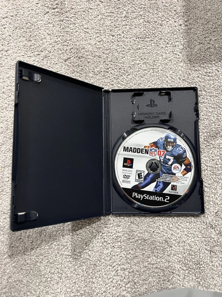 Madden NFL 07 (Sony PlayStation 2, 2006) Item And Box Only - Tested - Image 3 of 3