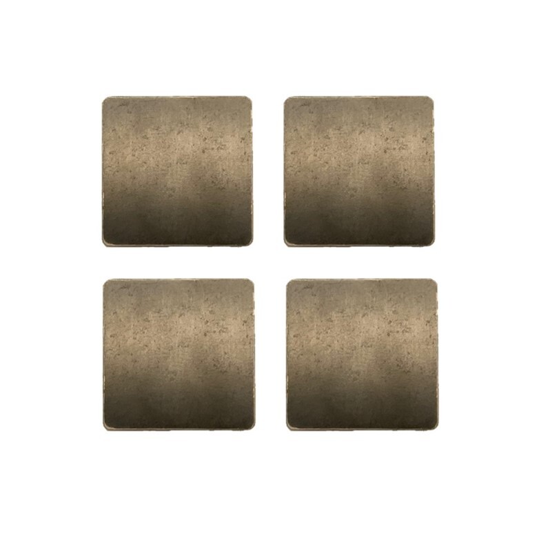 Weld On Square Tubing End Caps (4Pack) 1/8" Mild Steel Made in U.S.A