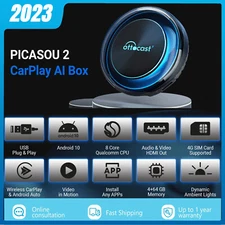 OTTOCAST PICASOU 2 CarPlay AI Box with HDMI Wireless CarPlay Android Auto Audio