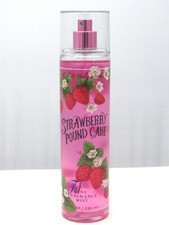 BATH  BODY WORKS STRAWBERRY POUND CAKE FRAGRANCE MIST BODY SPRAY 8 FL OZ