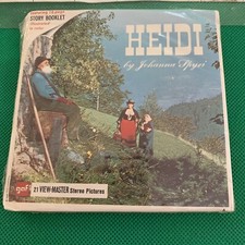GAF View-Master 21 Stereo Pictures Classic Tales Heidi By Spyri B 425 SEALED New