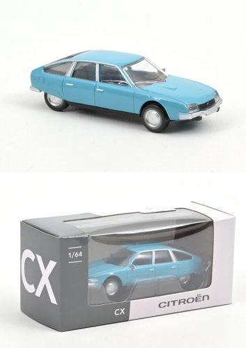 Lote de 2 Citroen CX 1/64 Gris y Azul Norev Nuevo Caja de cartón - Imagen 2 de 3