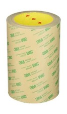 3M 467MP Clear Adhesive Transfer Tape, 6" Width x 20yd Length 1 roll 