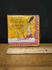 Vintage Design "Slam It Down" Beverage Napkins – 20 Count