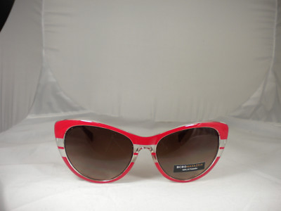 BCBGMAXAZRIA Red Sunglasses BCBGmaxazria New Embrace Wine Combo Red Round Sunglasses  main image 3