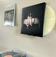 BUY 4 GET 1 FREE Vinyl Record Album Display/Wall Mount  Damage-Free Apartment