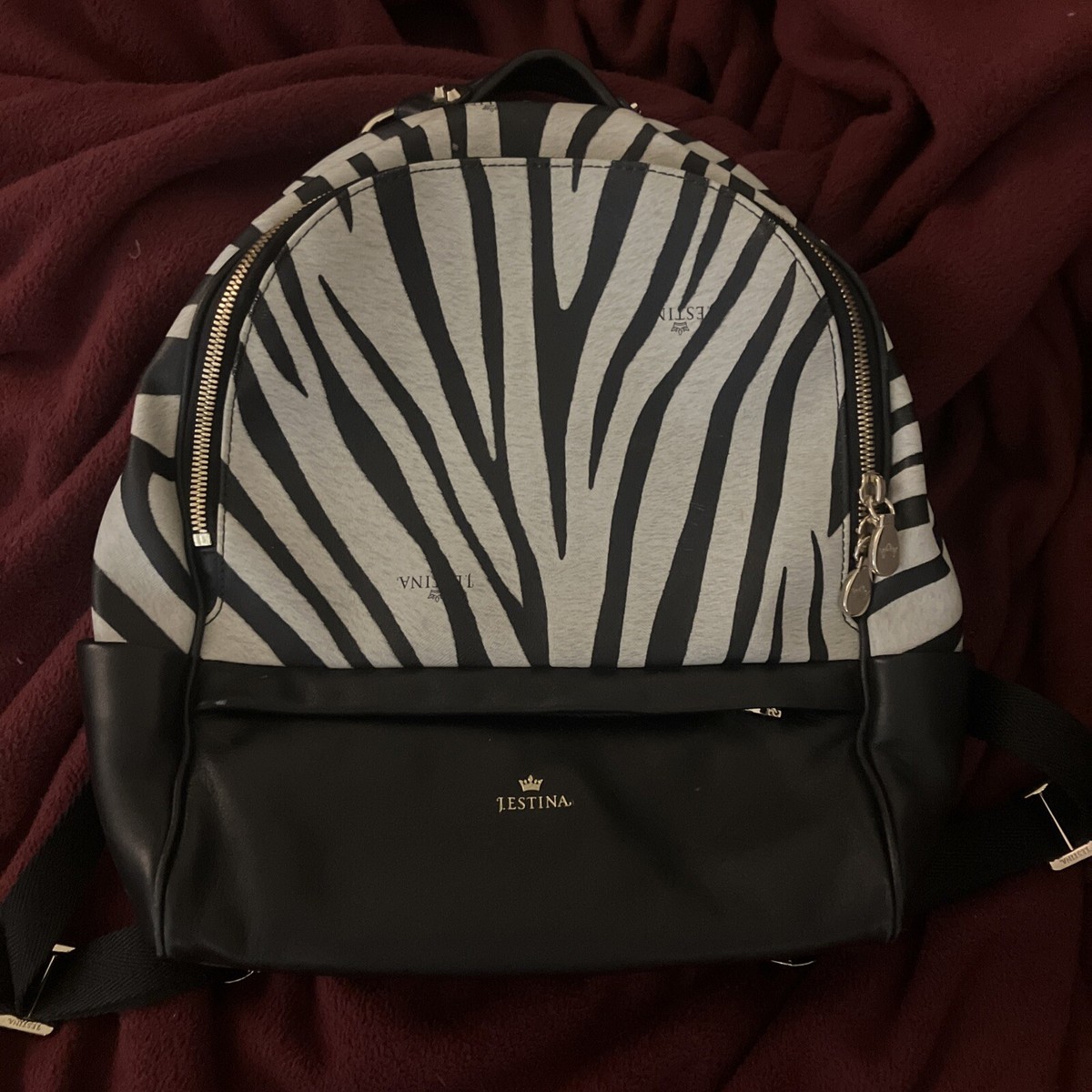 J.ESTINA ■ ALTO SM Backpack J.ESTINA G-Dragon Leto Zebra chain backpack Limited Edition