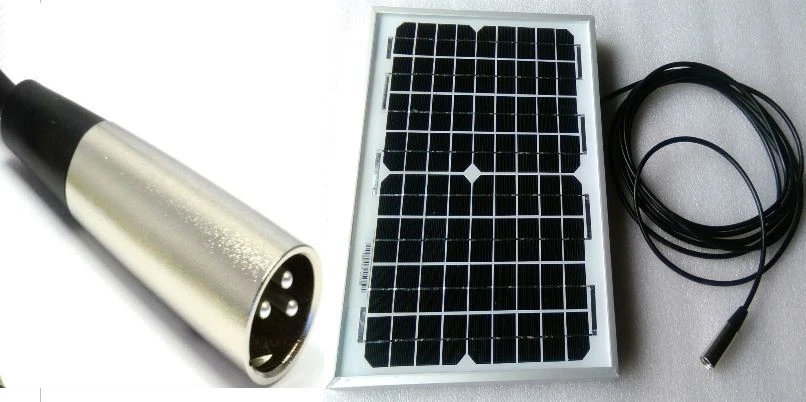 RTK Mobility Scooter Solarpanel Akku Ladegerät 20w 20 Watt 24v 24 Volt + 1m Blei