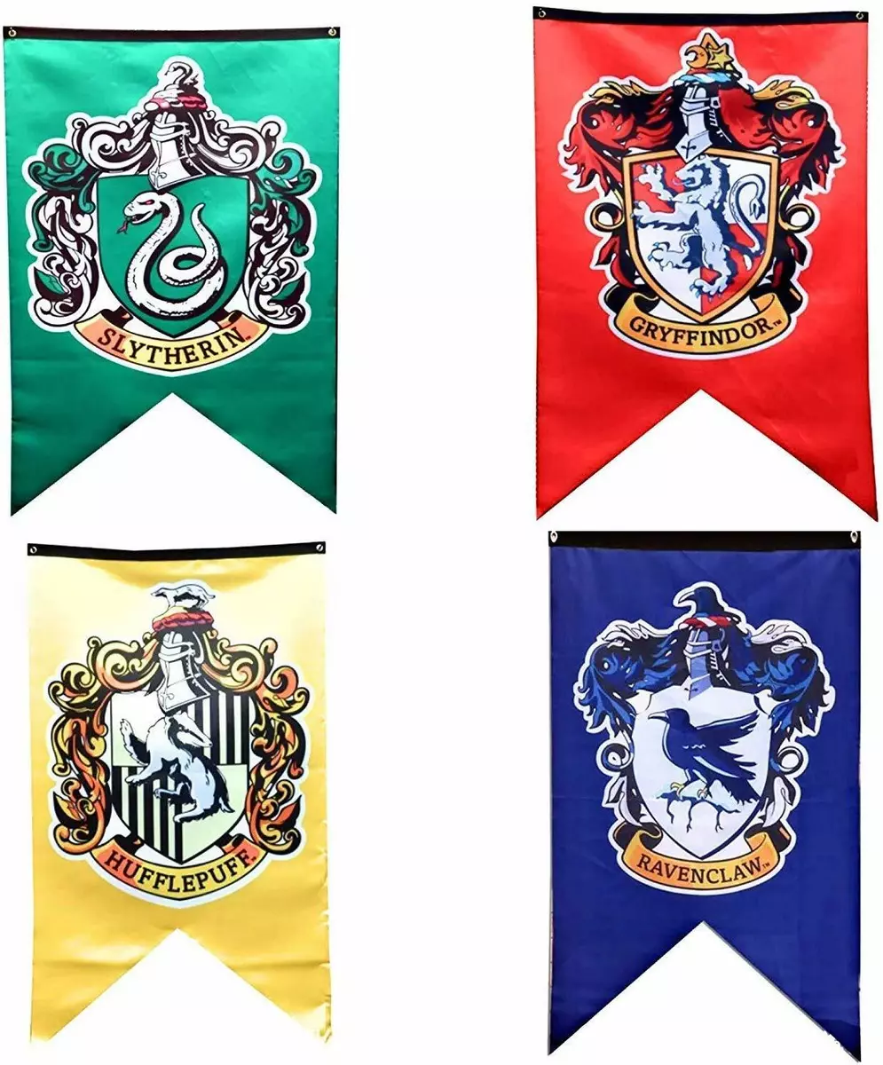 High Quality Harry Potter Banners Flag Gryffindor Flags Hogwarts College  Party Flag 75x125cm House Wall Decoration Banner Flags From Viola, $4.3