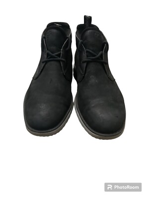 UGG Men\'s Black Leather Chukka Chelsea Boots Chelsea Boots Ugg Black Mens Boots Men main image 3