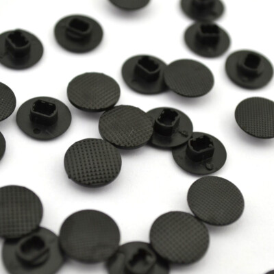 6PCS 3D Analog Thumbstick Cap Rocker Joystick Cap Black for Sony for PSP 1000