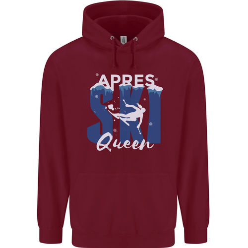 Apres Ski Queen Skiing Winter Sports Childrens Kids Hoodie - Picture 75 of 84