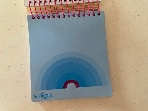 Smiggle Kids Spiral Notepad Journal Notebook Jotter Rainbow Design - Picture 7 of 8