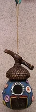 Bird House Acorn blue NEW
