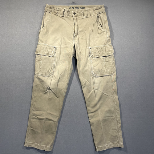 Men's DuluthFlex Fire Hose Ultimate Relaxed Fit Cargo Pants Tan Khaki 36 x 34 eBay
