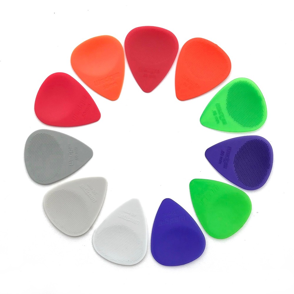 Wedgie Guitar Pick Sampler Pack | Thin Player Pack | .40mm to .60mm | 11 pcs