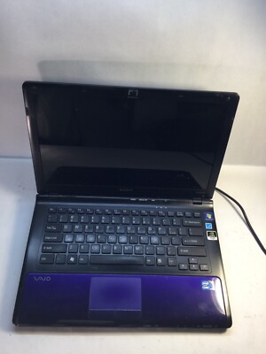 Sony Vaio PCG-61411L 14'' Laptop Intel Core i3-350M -POWERS/NO BOOT -MZ